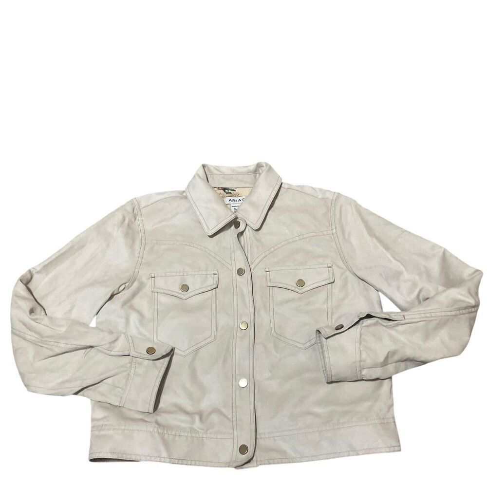 Ariat 10052045 Cropped Rodeo Jacket Cowgirl Western Snap Front Women's Sz Small